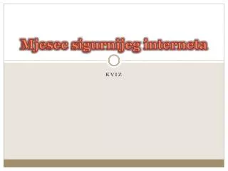 mjesec sigurnijeg interneta