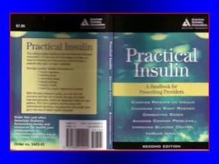 Mimicking Nature The Basal/Bolus Insulin Concept