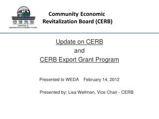 Community Economic Revitalization Board (CERB)