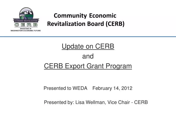 community economic revitalization board cerb