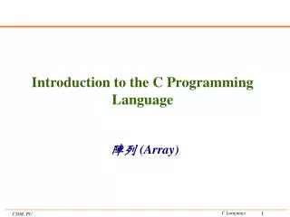array