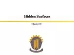 Hidden Surfaces - slide 1