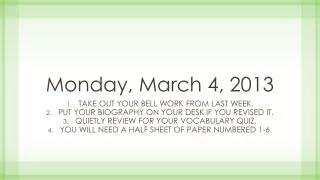 Monday, March 4, 2013