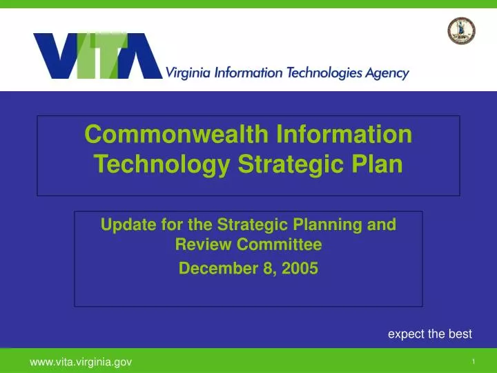 commonwealth information technology strategic plan