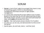 SCRUM - slide 1