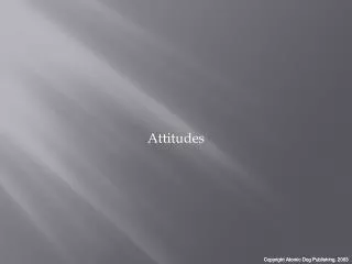 Attitudes