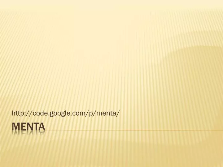 http code google com p menta