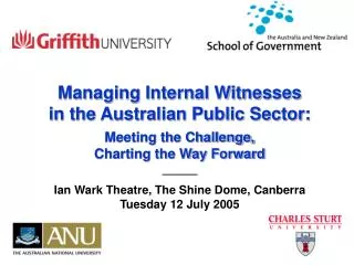 Managing Internal Witnesses in the Australian Public Sector: