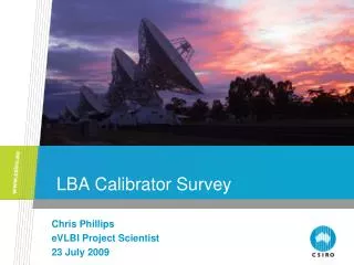 LBA Calibrator Survey