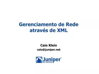 gerenciamento de rede atrav s de xml