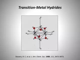 Transition-Metal Hydrides