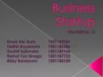 Business Startup - slide 1