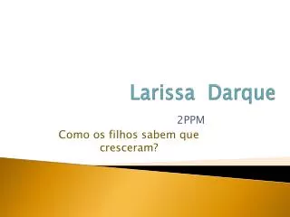 larissa darque