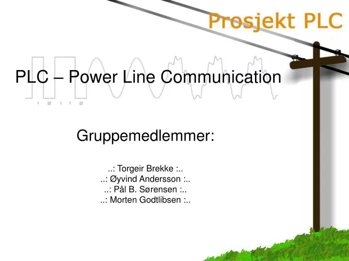 plc power line communication