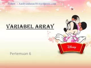 variabel array