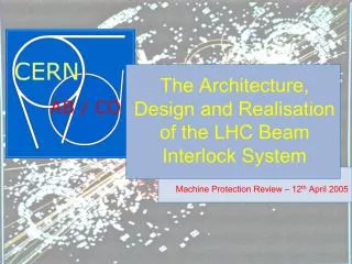 The Architecture, Design and Realisation of the LHC Beam Interlock System