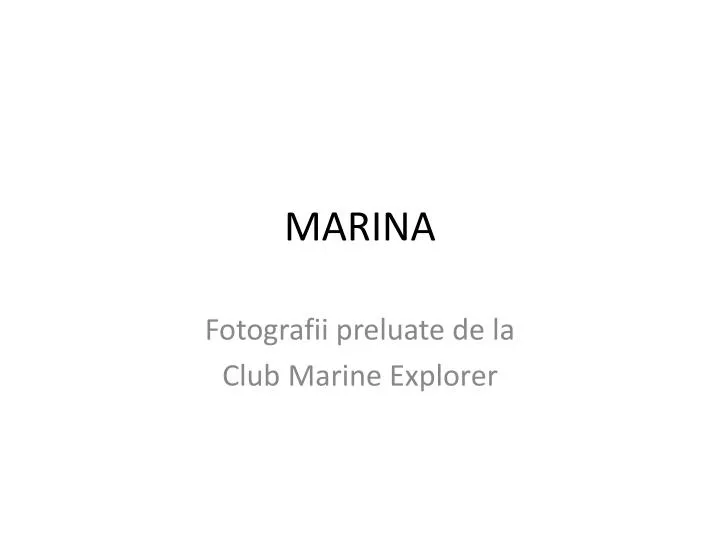 marina