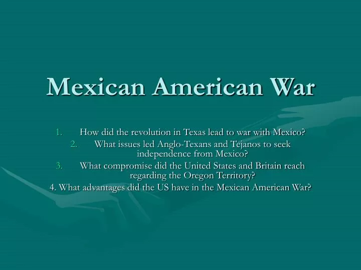 mexican american war