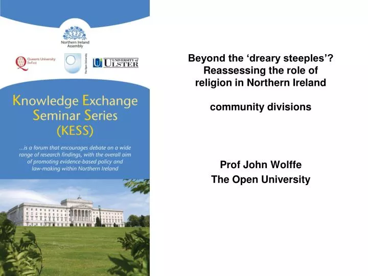 beyond the dreary steeples reassessing the role of religion in northern ireland community divisions