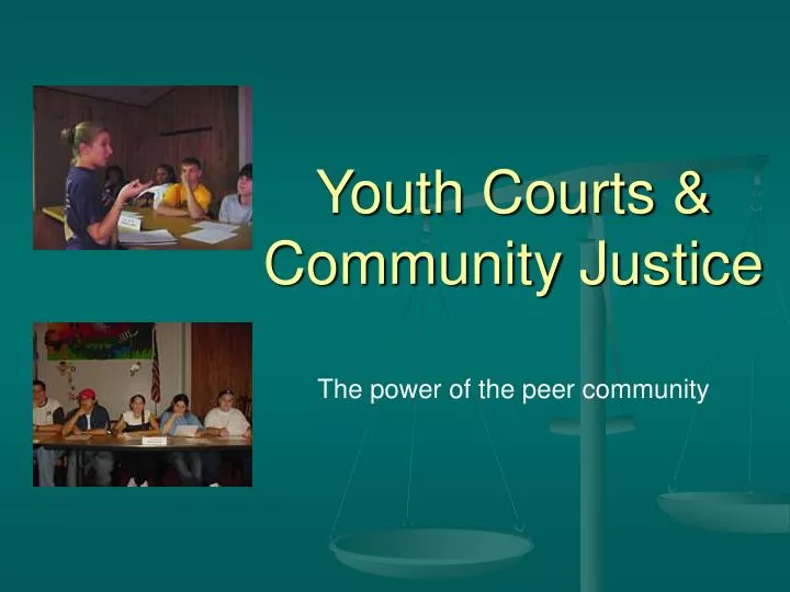 youth courts community justice