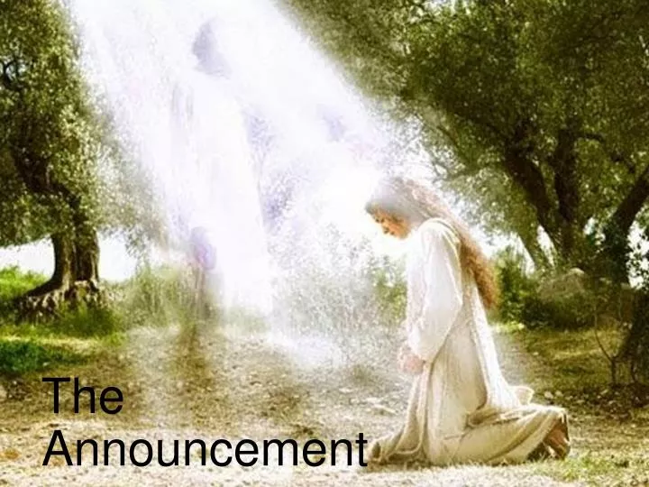 the announcement