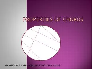 Properties of chords