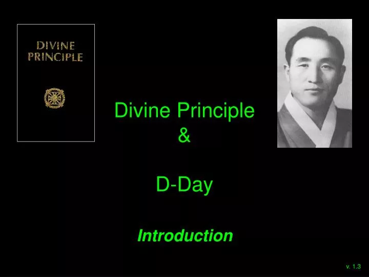 divine principle d day