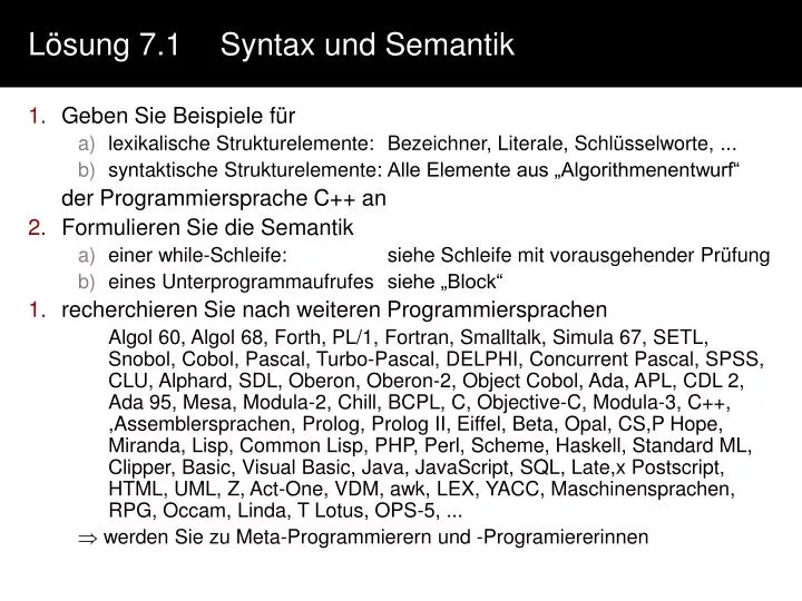 l sung 7 1 syntax und semantik