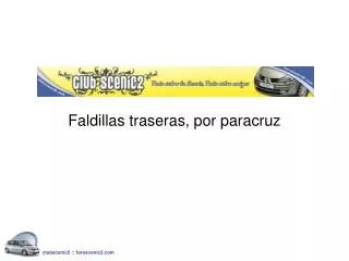 faldillas traseras por paracruz