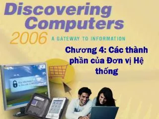 ch ng 4 c c th nh ph n c a n v h th ng