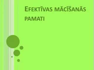 efekt vas m c an s pamati