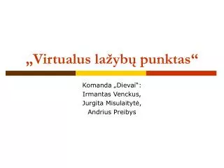 virtualus la yb punktas