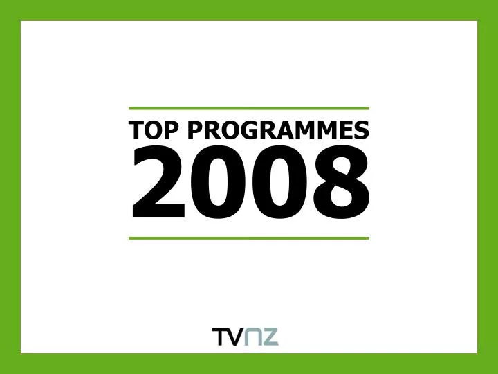 top programmes 2008