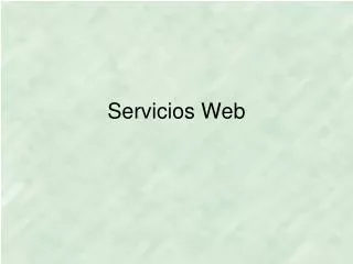servicios web