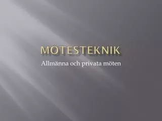 m testeknik