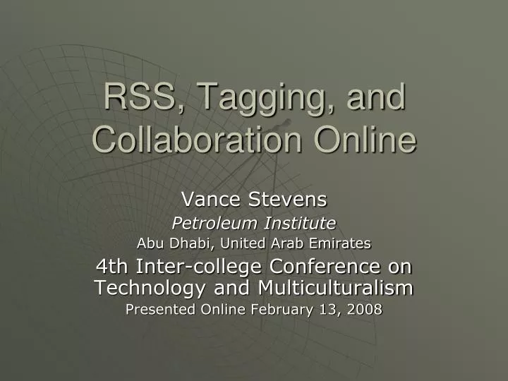 rss tagging and collaboration online