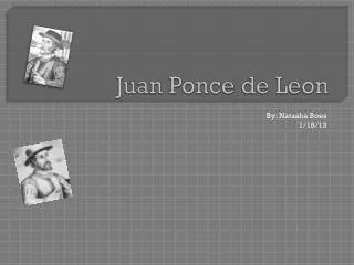 Juan Ponce de L eon