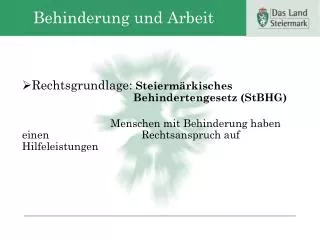 Behinderung und Arbeit