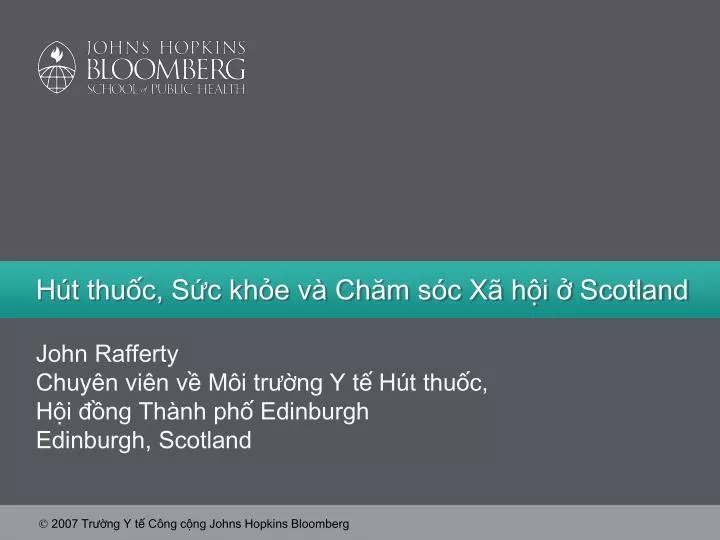 hu t thu c s c kho e va ch m so c xa h i scotland