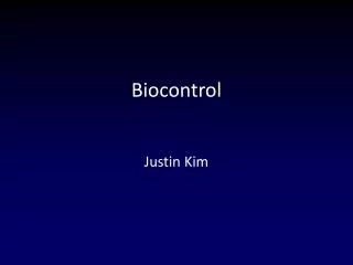 Biocontrol