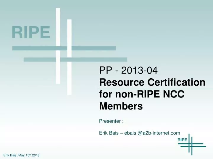 pp 2013 04 resource certification for non ripe ncc members