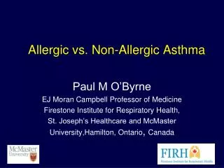 allergic vs non allergic asthma