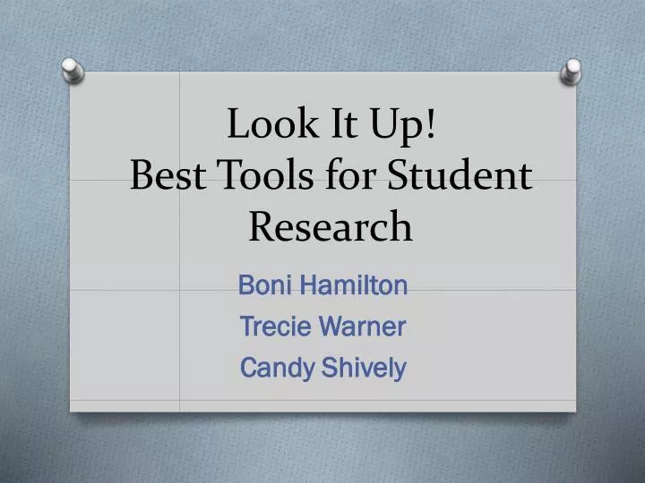 look it up best tools for student research