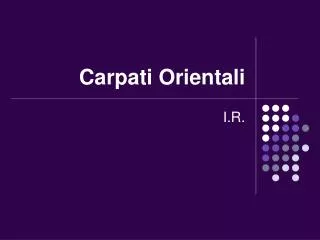carpati orientali