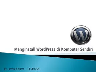 menginstall wordpress di komputer sendiri