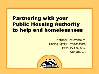 Partnering with your Public Housing Authority to help end homelessness
