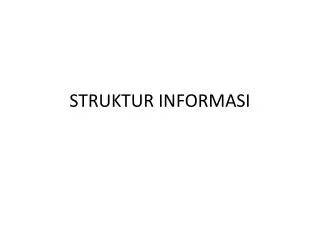 struktur informasi