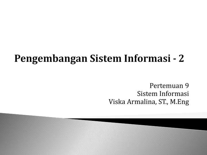 pengembangan sistem informasi 2