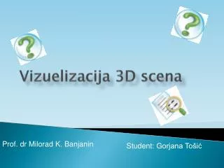 vi zuelizacija 3d scena