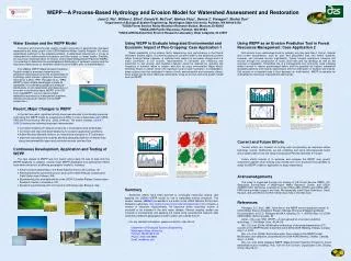 Water Erosion and the WEPP Model